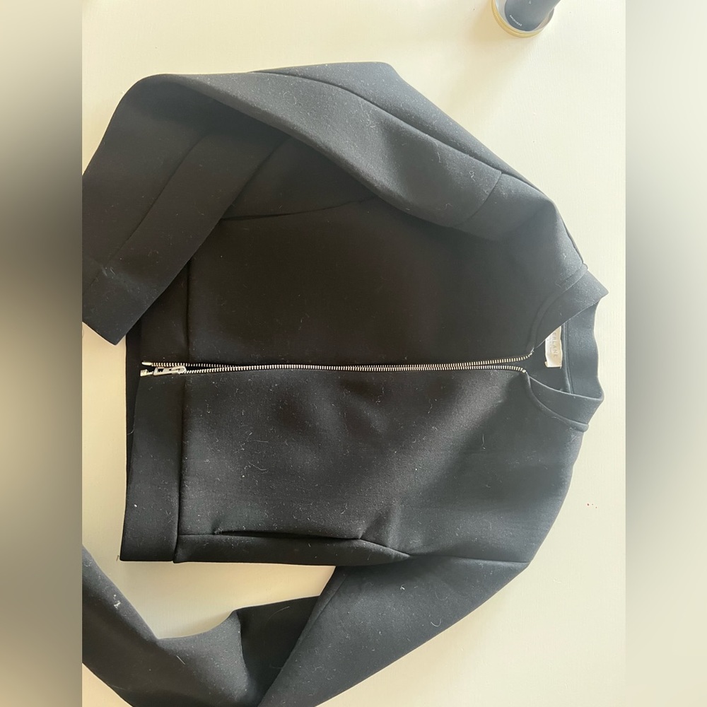 Everlane cropped bomber jacket